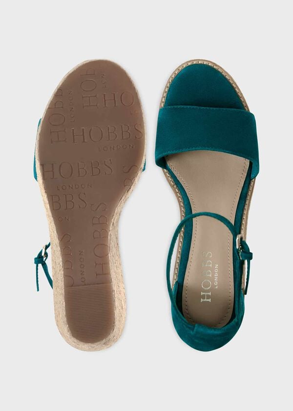 Hobbs Vespa Espadrille Palm Green