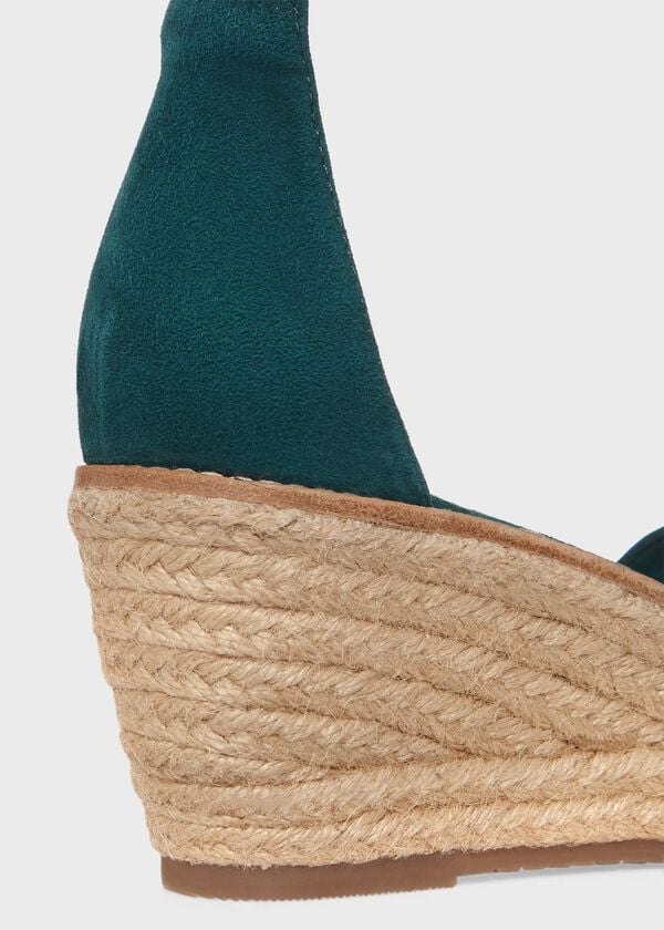 Hobbs Vespa Espadrille Palm Green