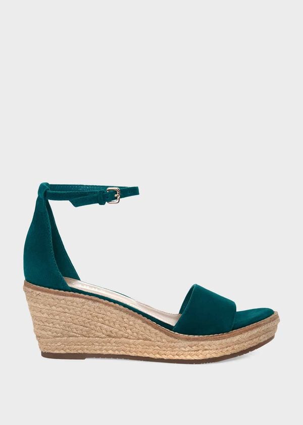 hobbs Vespa Espadrille Palm Green