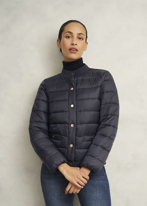 hobbs Vespa Puffer Navy