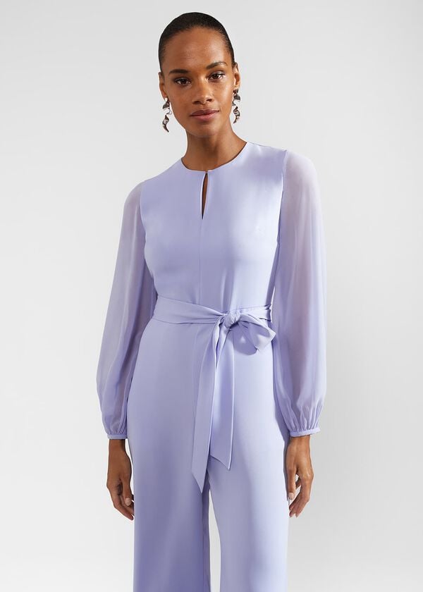 Hobbs Vivian Wide Leg Jumpsuit Blue Skies