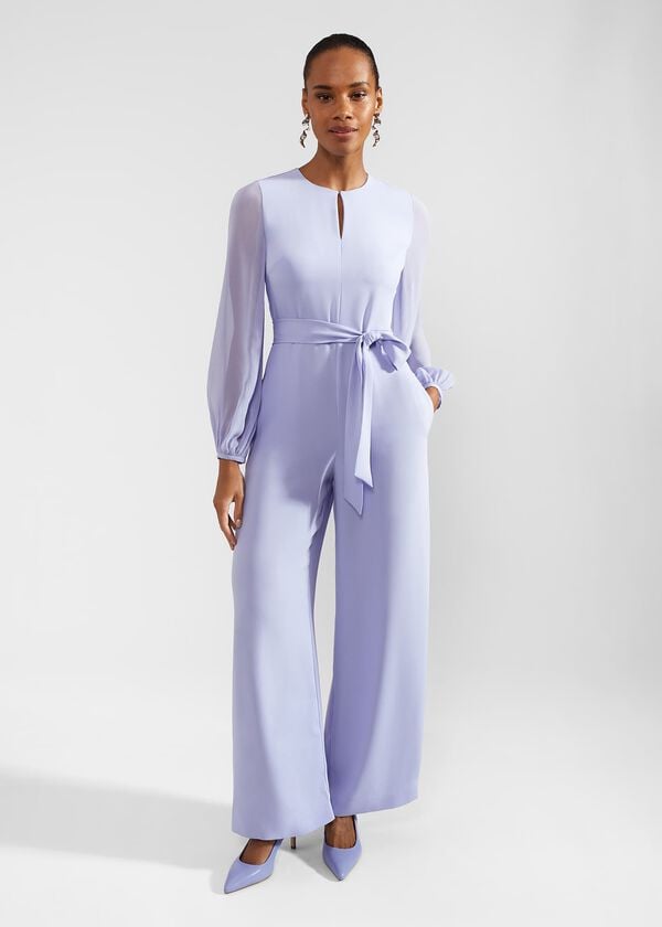 hobbs Vivian Wide Leg Jumpsuit Blue Skies