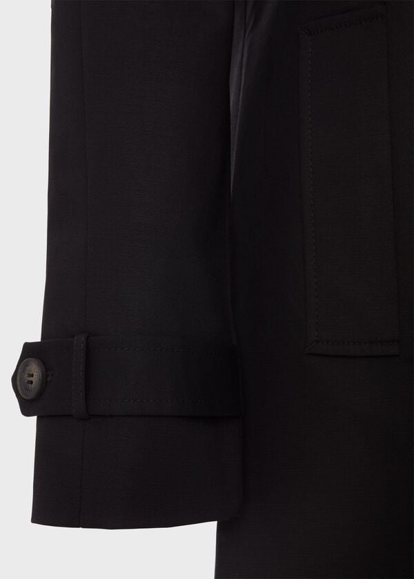 Hobbs Vivienne Shower Resistant Trench Coat Black