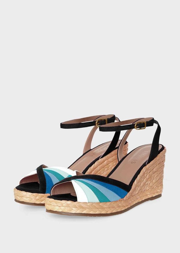 Hobbs Wimbledon Wedge Blue Multi