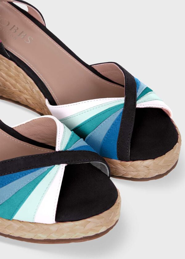Hobbs Wimbledon Wedge Blue Multi