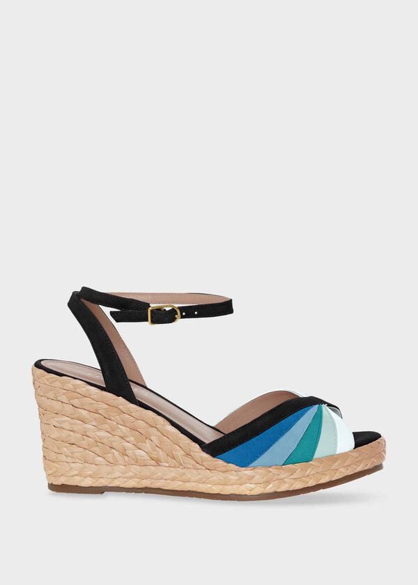 hobbs Wimbledon Wedge Blue Multi