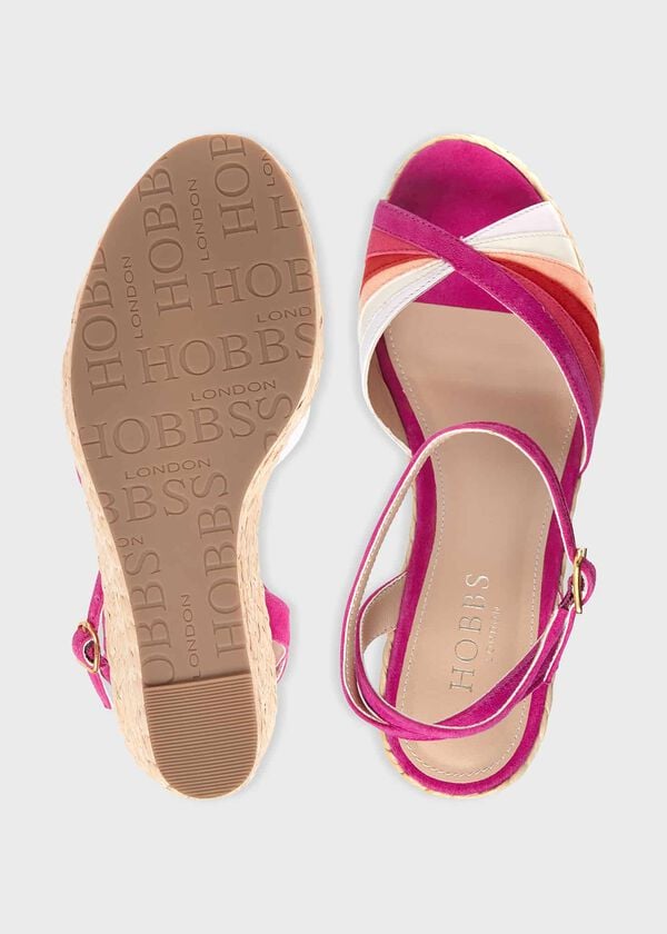 Hobbs Wimbledon Wedge Pink Multi