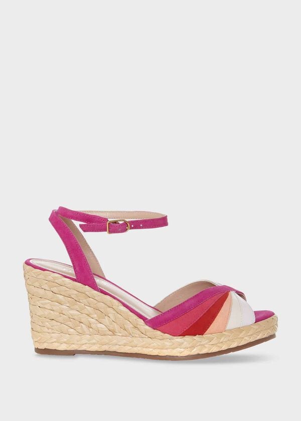 hobbs Wimbledon Wedge Pink Multi