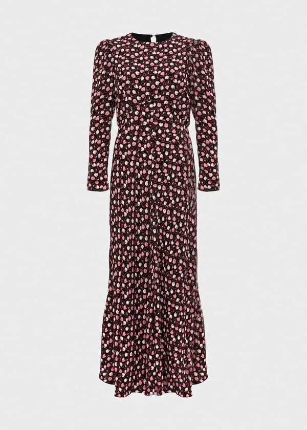 Hobbs Yvonne Dress Black Multi