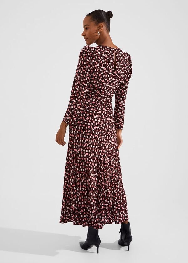 Hobbs Yvonne Dress Black Multi