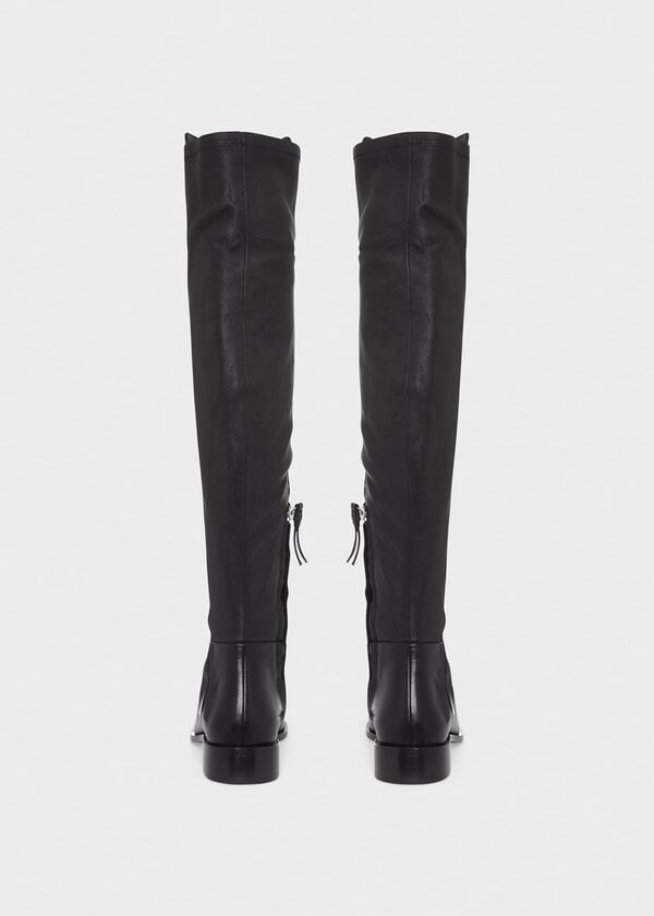 Hobbs Zadie Knee Boots Black