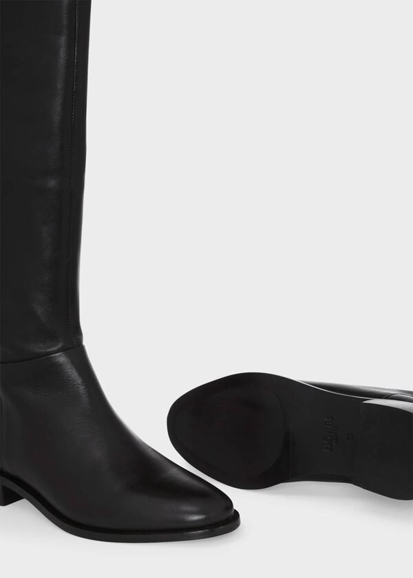 Hobbs Zadie Knee Boots Black