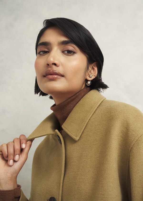 Hobbs Zoe Wool Blend Jacket Hobbs Camel