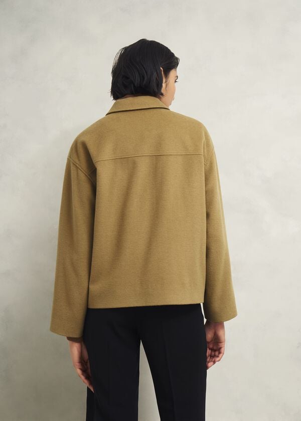 Hobbs Zoe Wool Blend Jacket Hobbs Camel