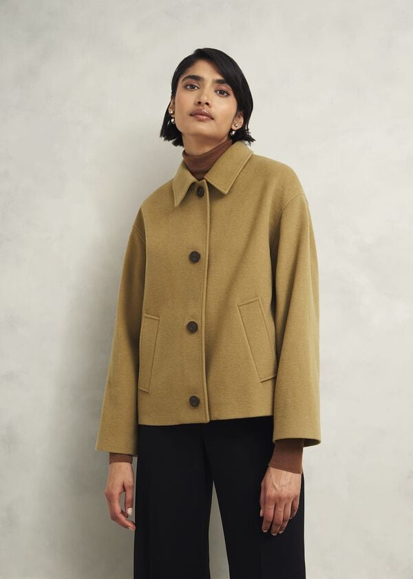 hobbs Zoe Wool Blend Jacket Hobbs Camel