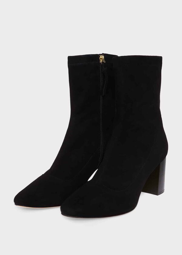 Hobbs Zoey Ankle Boots Black