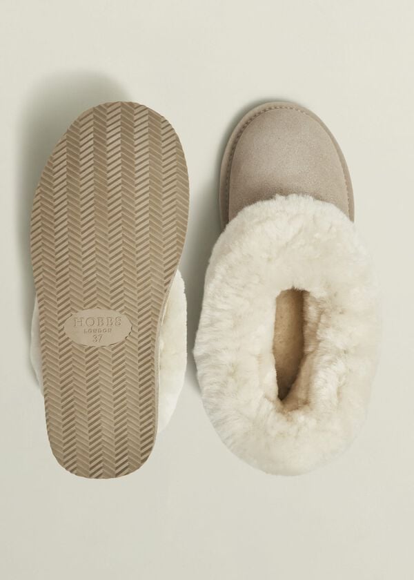 Hobbs Zora Slippers Pale Gold