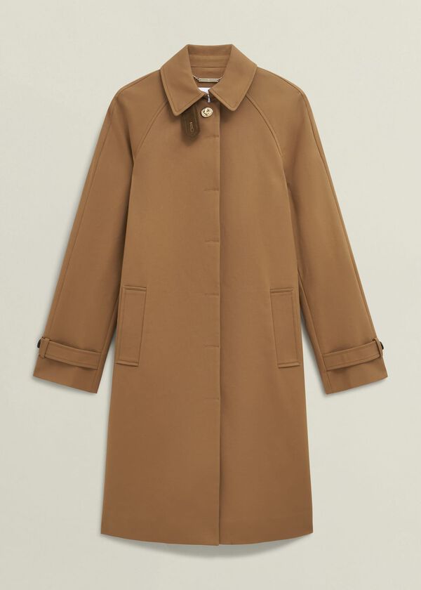 Hobbs Vienna Shower Resistant Trench Coat Cinnamon Brown
