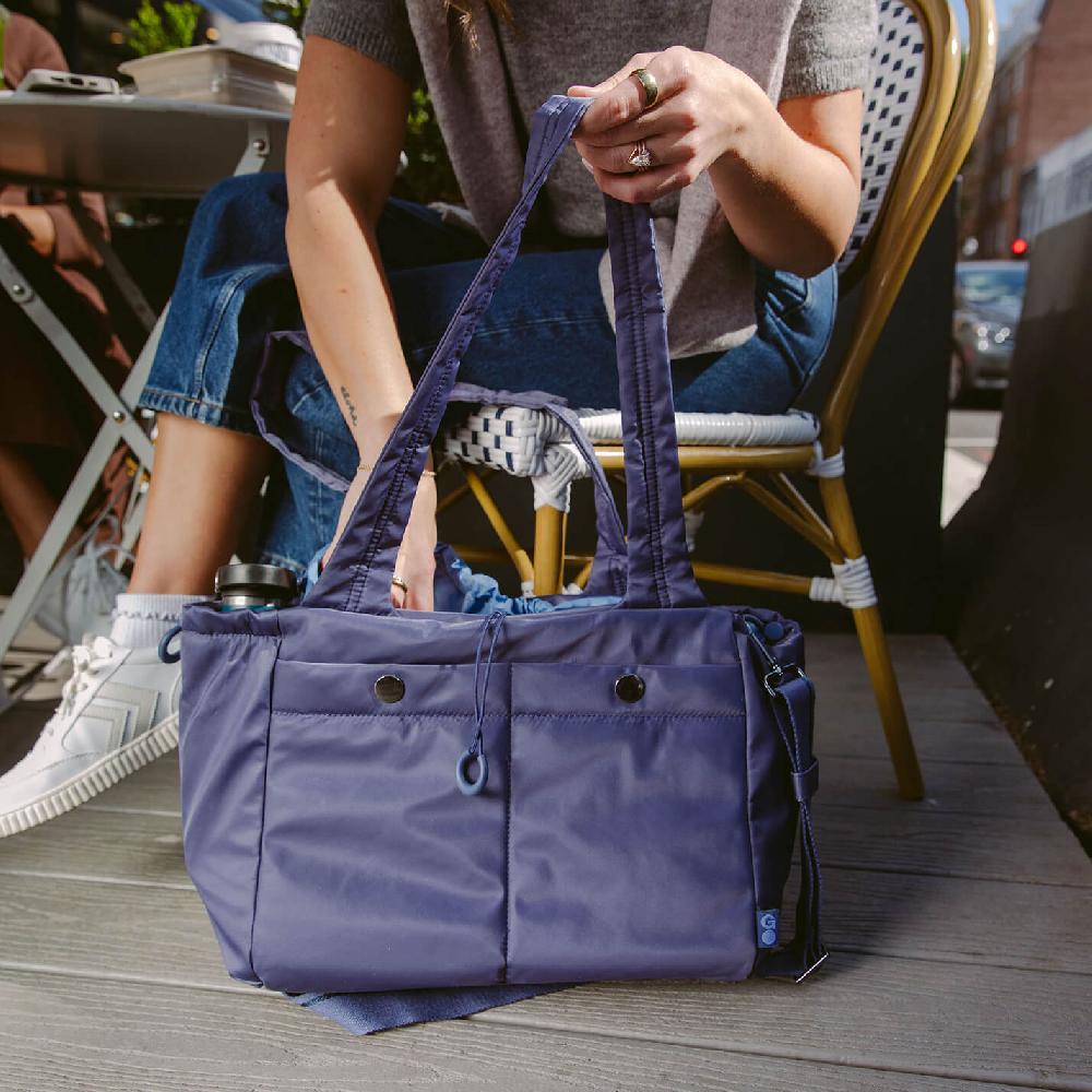 Hobo All In One Tote CaRefiber Recycled Nylon| Ocean