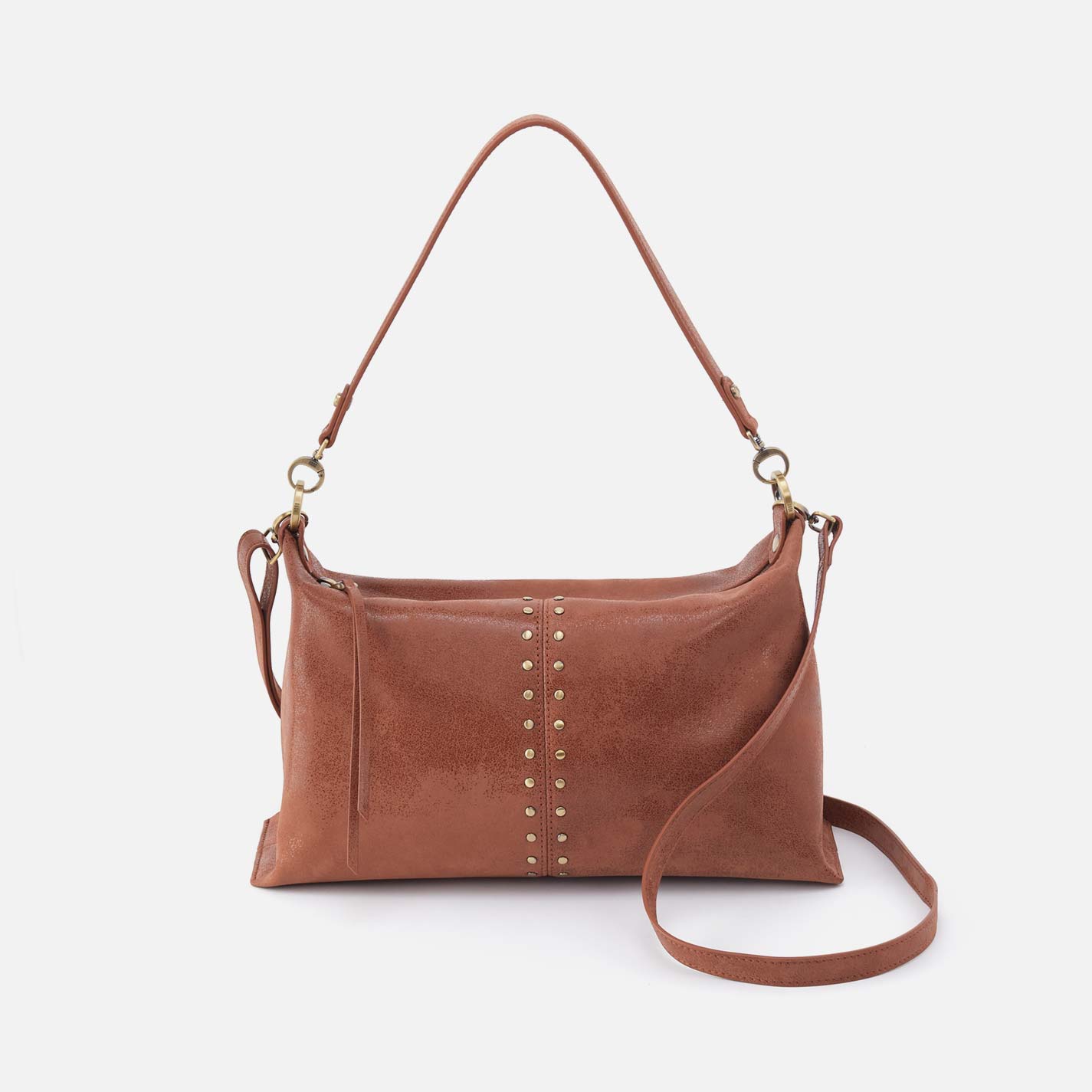hobo Avon Shoulder Bag Buffed Leather| Burnished Saddle