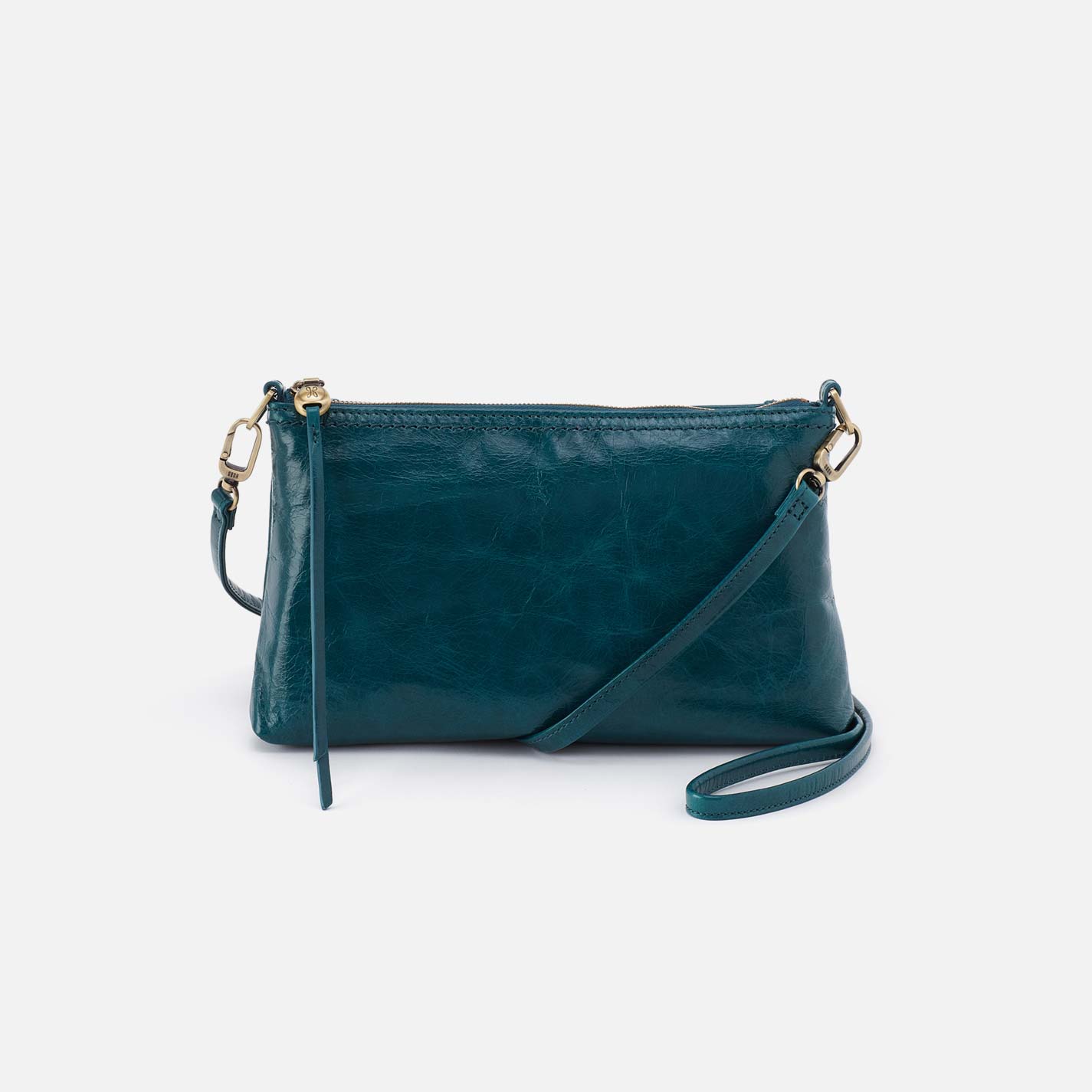 hobo Darcy Crossbody Polished Leather| Wild Bluegrass