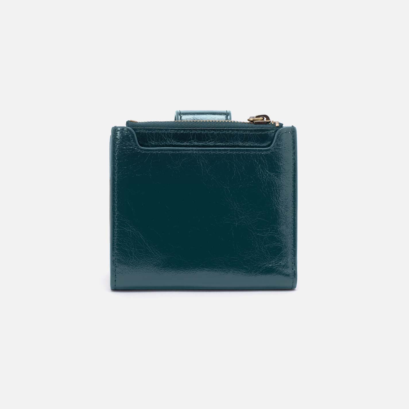 Hobo Dunn Mini Wallet Polished Leather| Wild Bluegrass