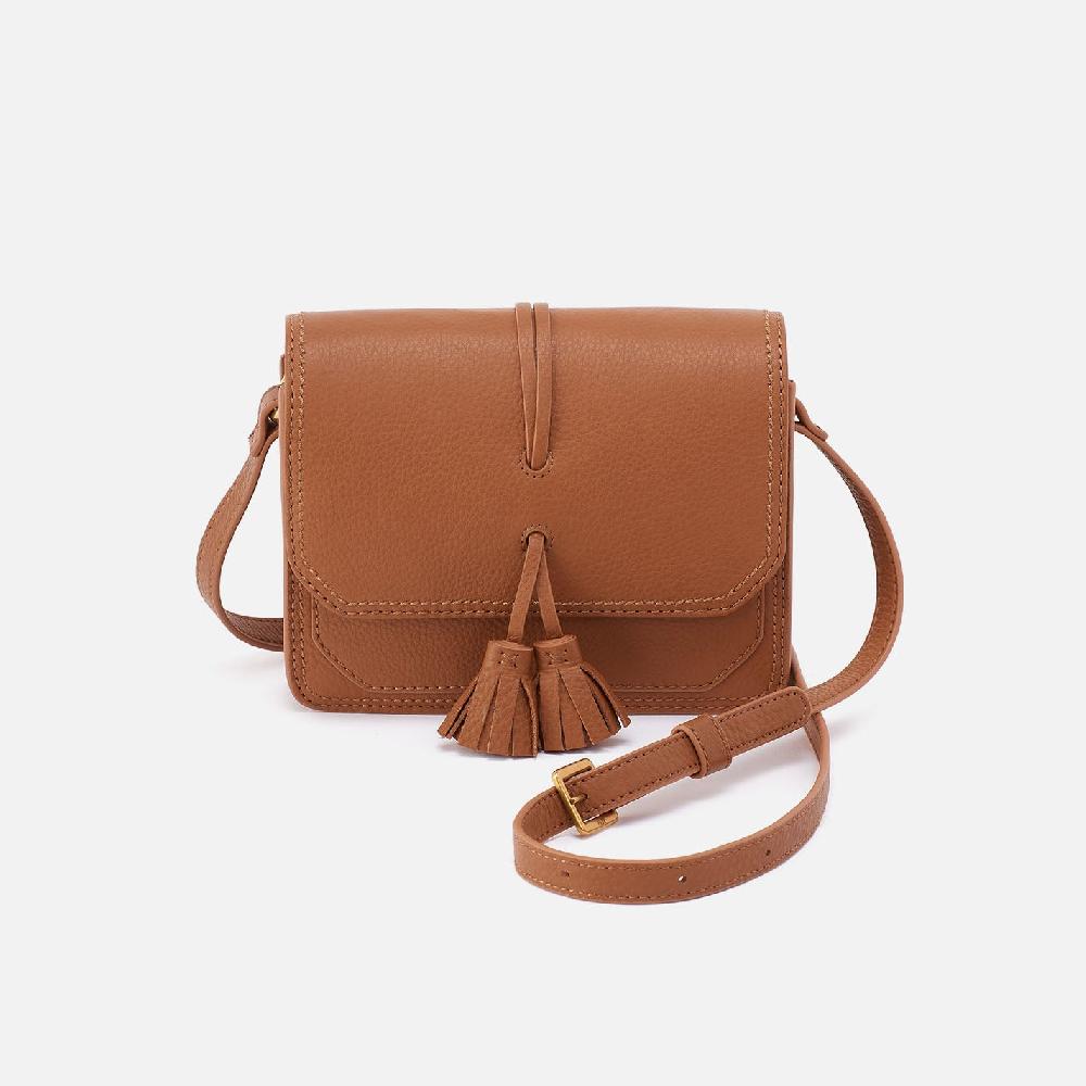 hobo Eden Small Crossbody Pebbled Leather| Warm Honey