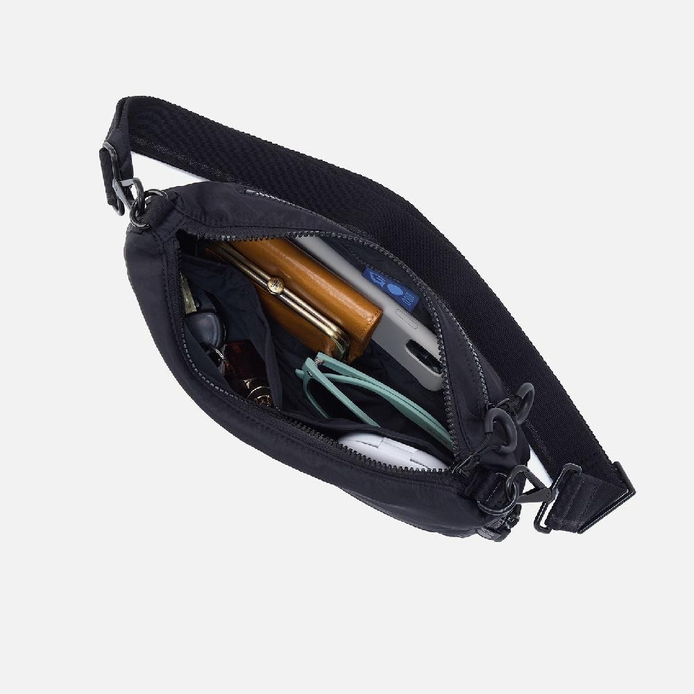 Hobo Every Wear Crossbody CaRefiber Recycled Nylon| Jet