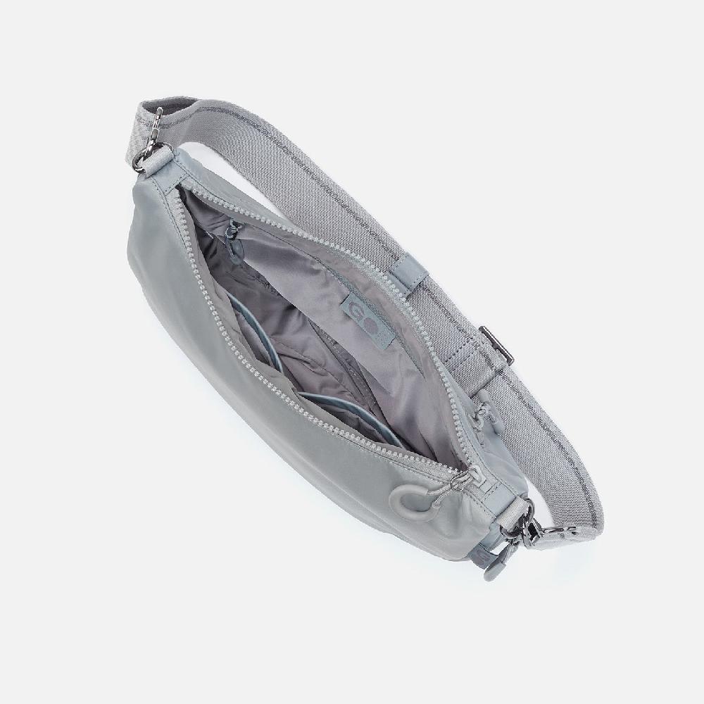 Hobo Every Wear Crossbody CaRefiber Recycled Nylon| Stone