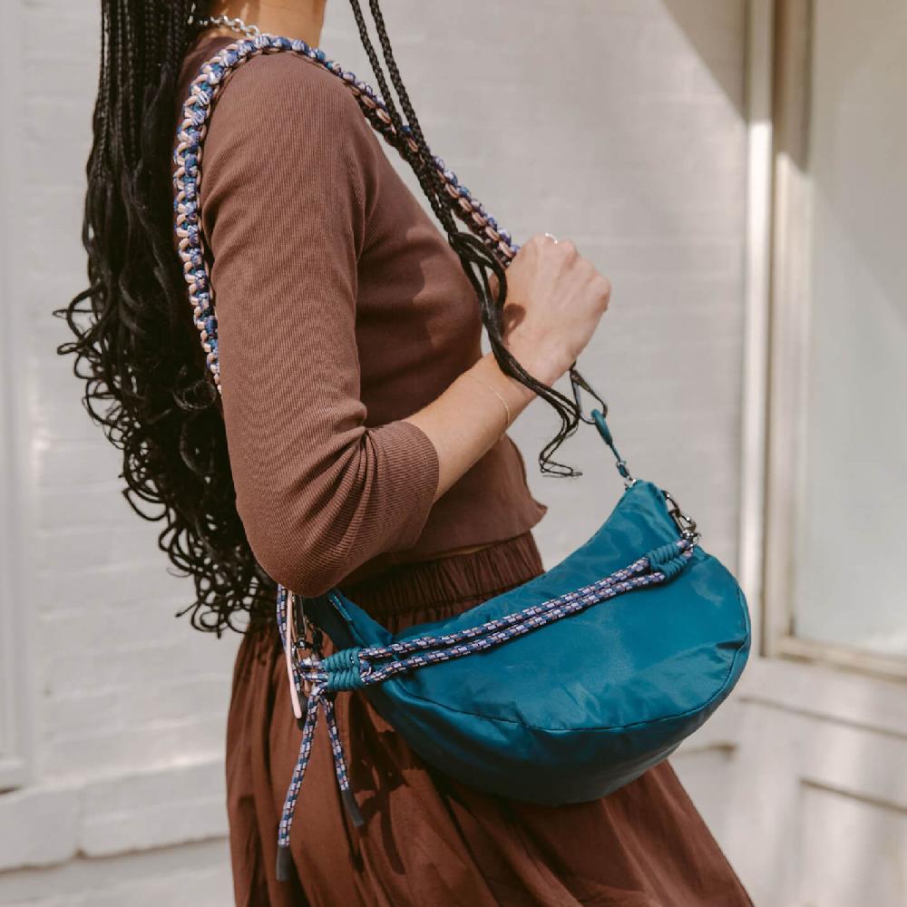 Hobo Go For It Sling Crossbody CaRefiber Recycled Nylon| Teal