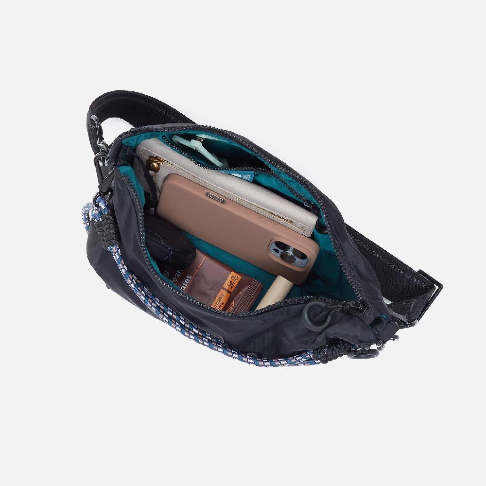 Hobo Go For It Sling Crossbody CaRefiber Recycled Nylon| Jet