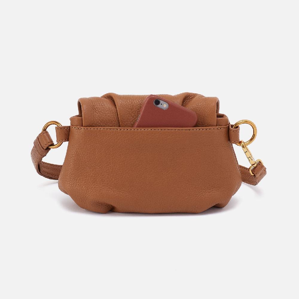 Hobo Harley Crossbody Sling Pebbled Leather| Warm Honey