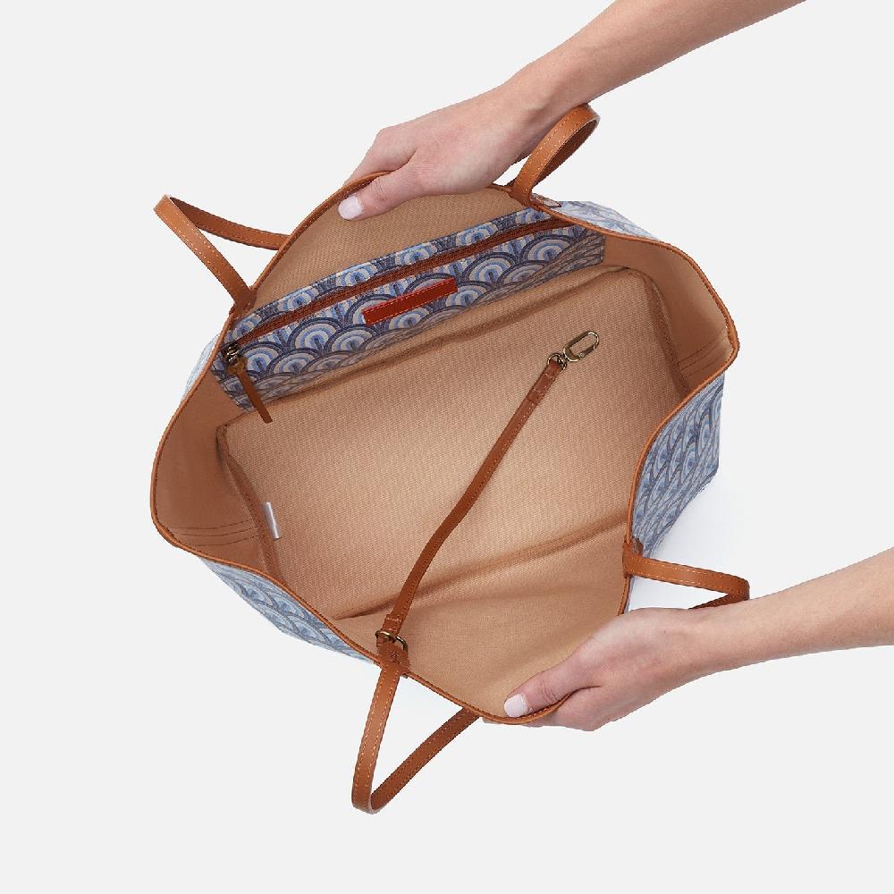 Hobo All That Tote Coated Canvas| Soft Ocean