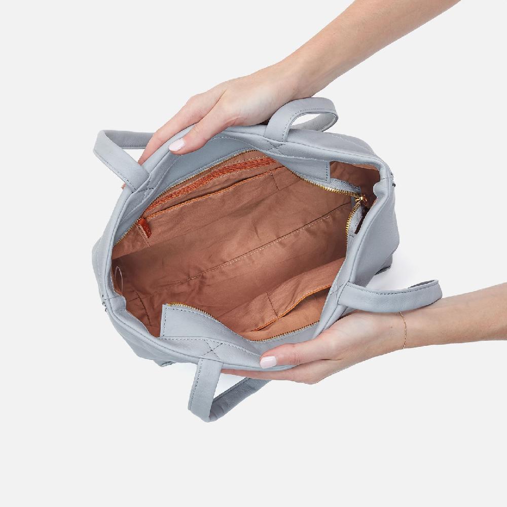 Hobo Austin Tote Pebbled Leather| Blue Pearl