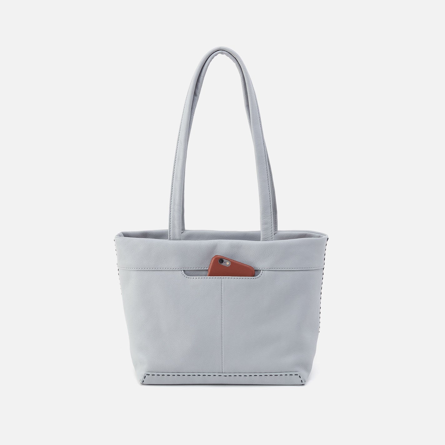Hobo Austin Tote Pebbled Leather| Blue Pearl