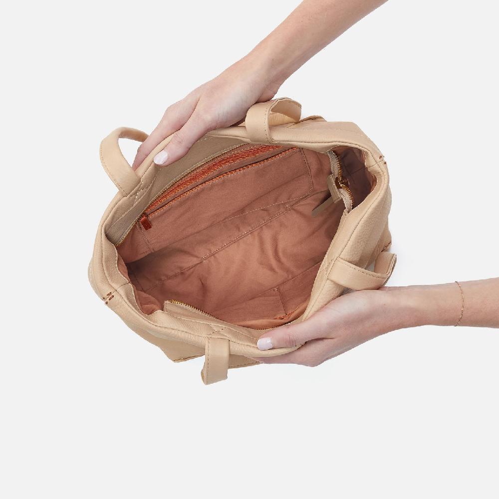 Hobo Austin Tote Pebbled Leather| Linen