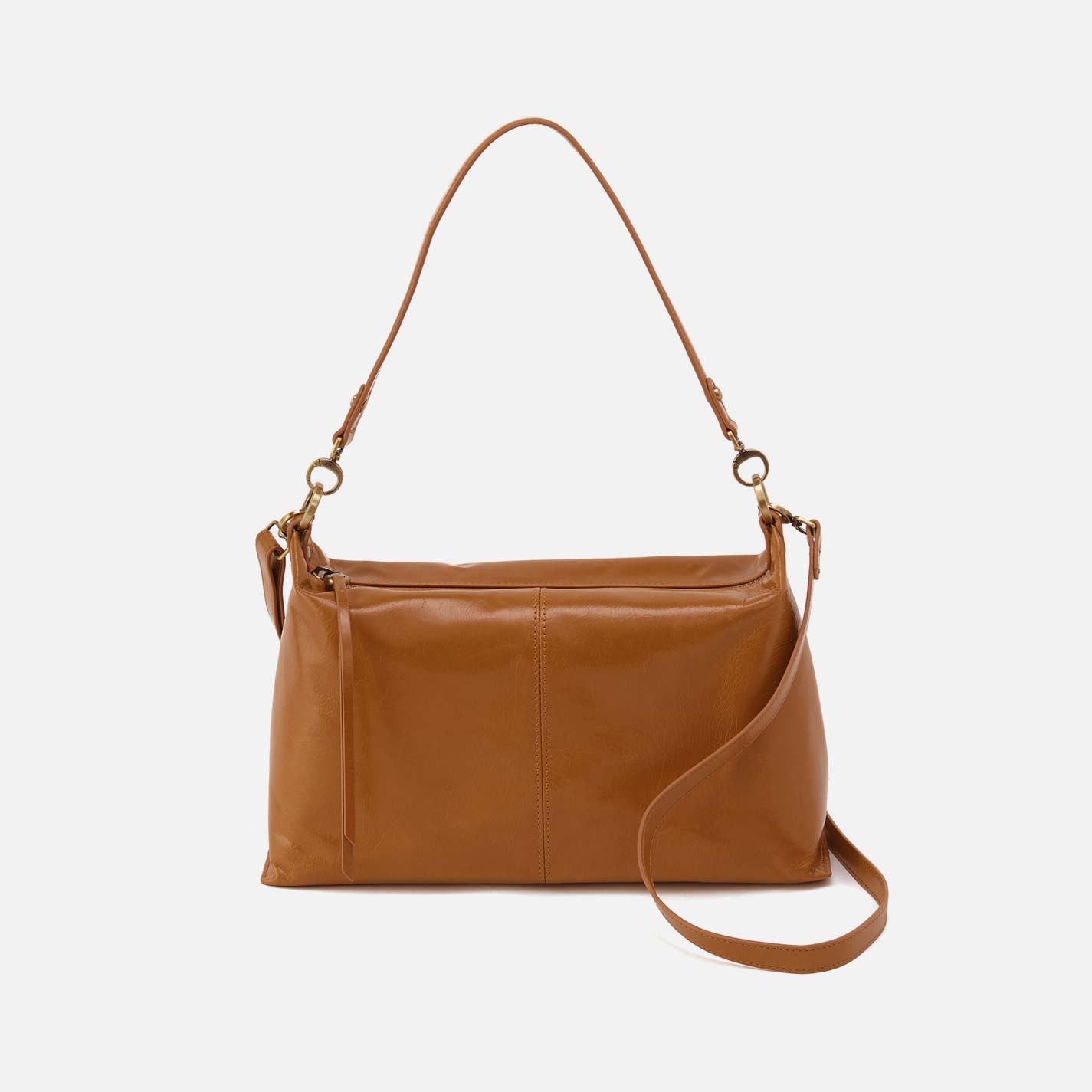 hobo Avon Shoulder Bag Polished Leather| Truffle