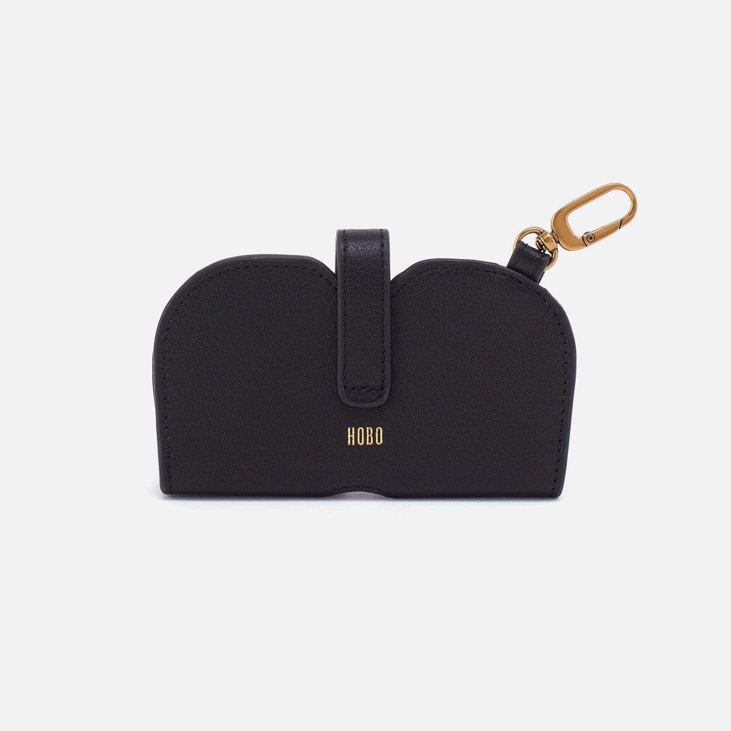 Hobo Blink Glasses Holder Pebbled Leather| Black