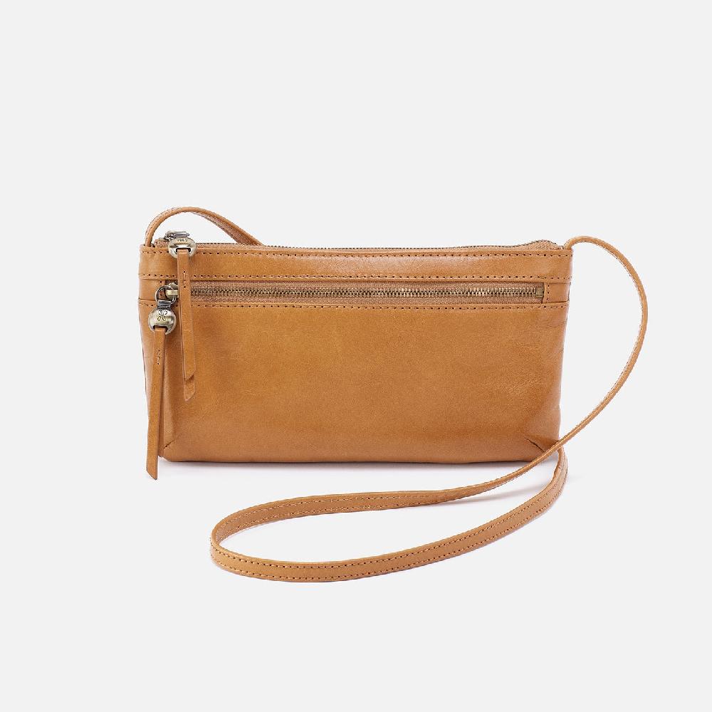 hobo Cara Crossbody Polished Leather| Natural