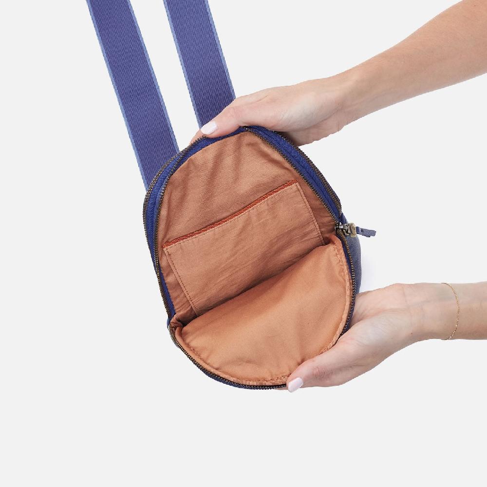 Hobo Cass Sling Pebbled Leather| Dark Iris