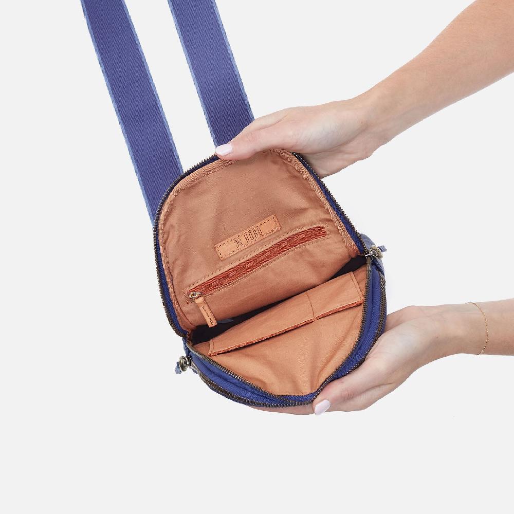 Hobo Cass Sling Pebbled Leather| Dark Iris