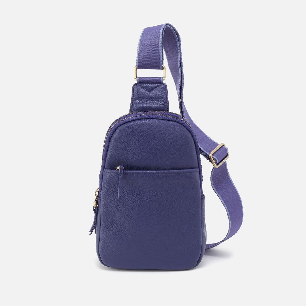 hobo Cass Sling Pebbled Leather| Dark Iris