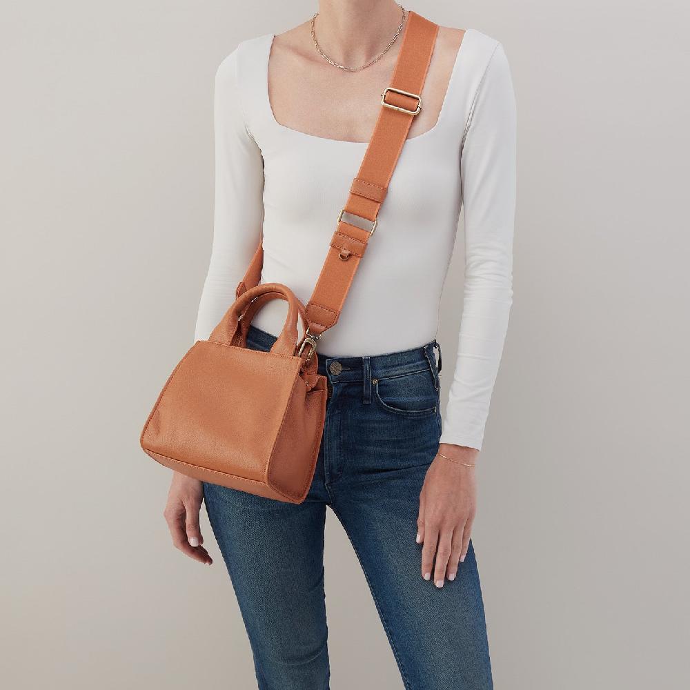 Hobo Cass Small Tote Pebbled Leather| Butterscotch