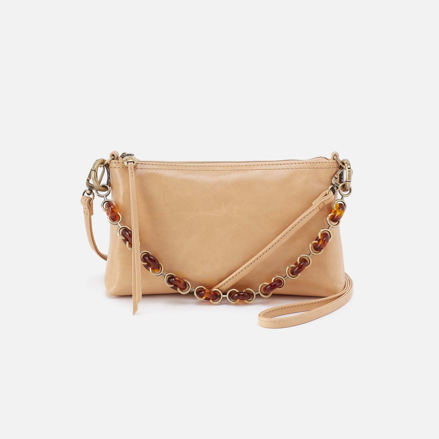 hobo Darcy Crossbody Polished Leather| Desert Sand