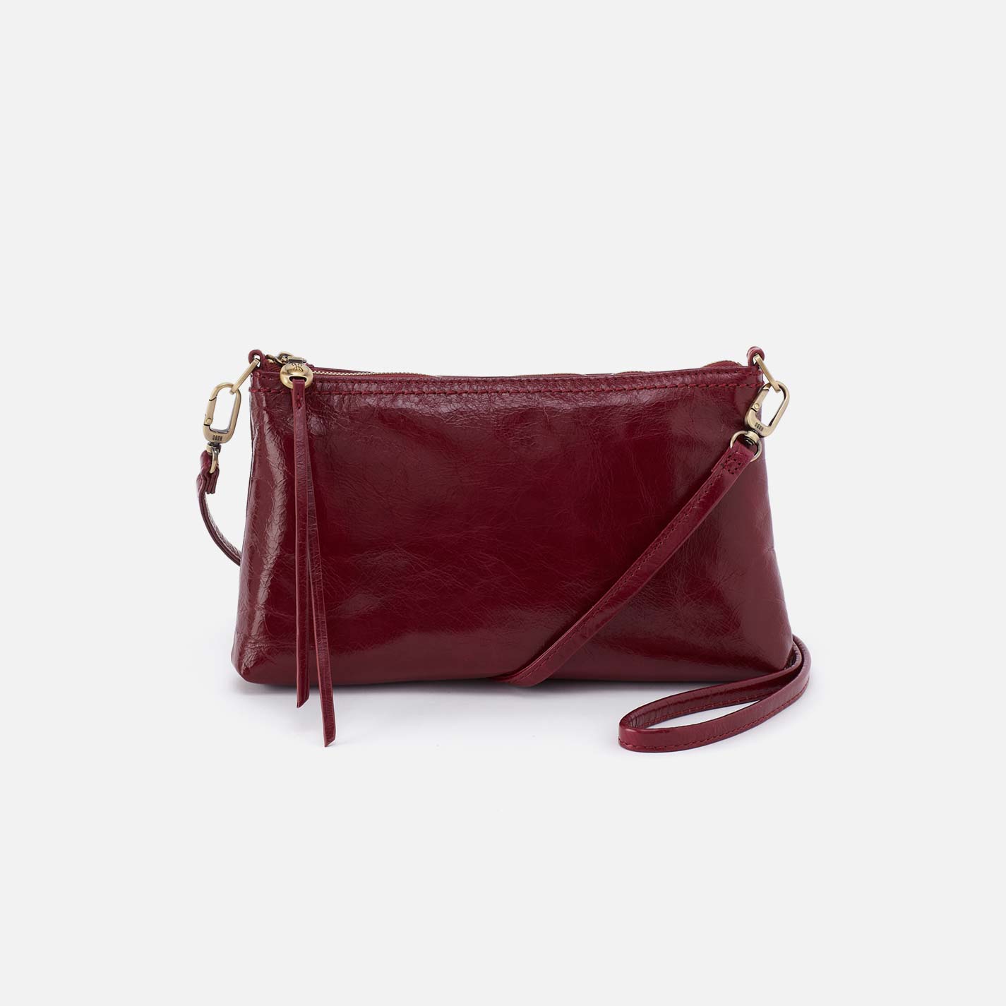 hobo Darcy Crossbody Polished Leather| Saddleberry