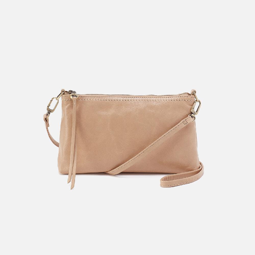 hobo Darcy Crossbody Polished Leather| Sand