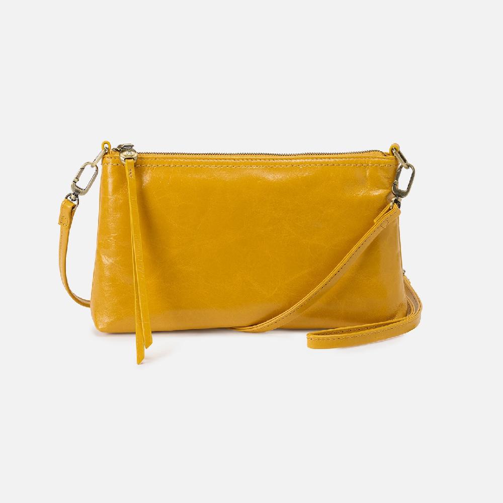 hobo Darcy Crossbody Polished Leather| Sun Glow