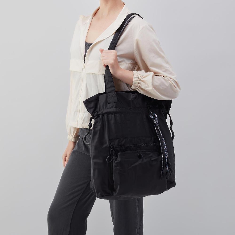 Hobo Easy Draw Tote CaRefiber Recycled Nylon| Jet