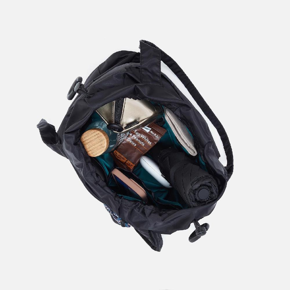 Hobo Easy Draw Tote CaRefiber Recycled Nylon| Lotus