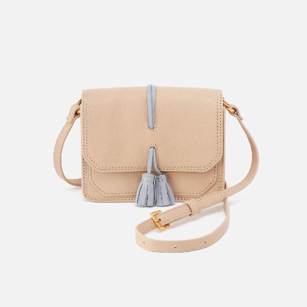 hobo Eden Small Crossbody Pebbled Leather| Linen